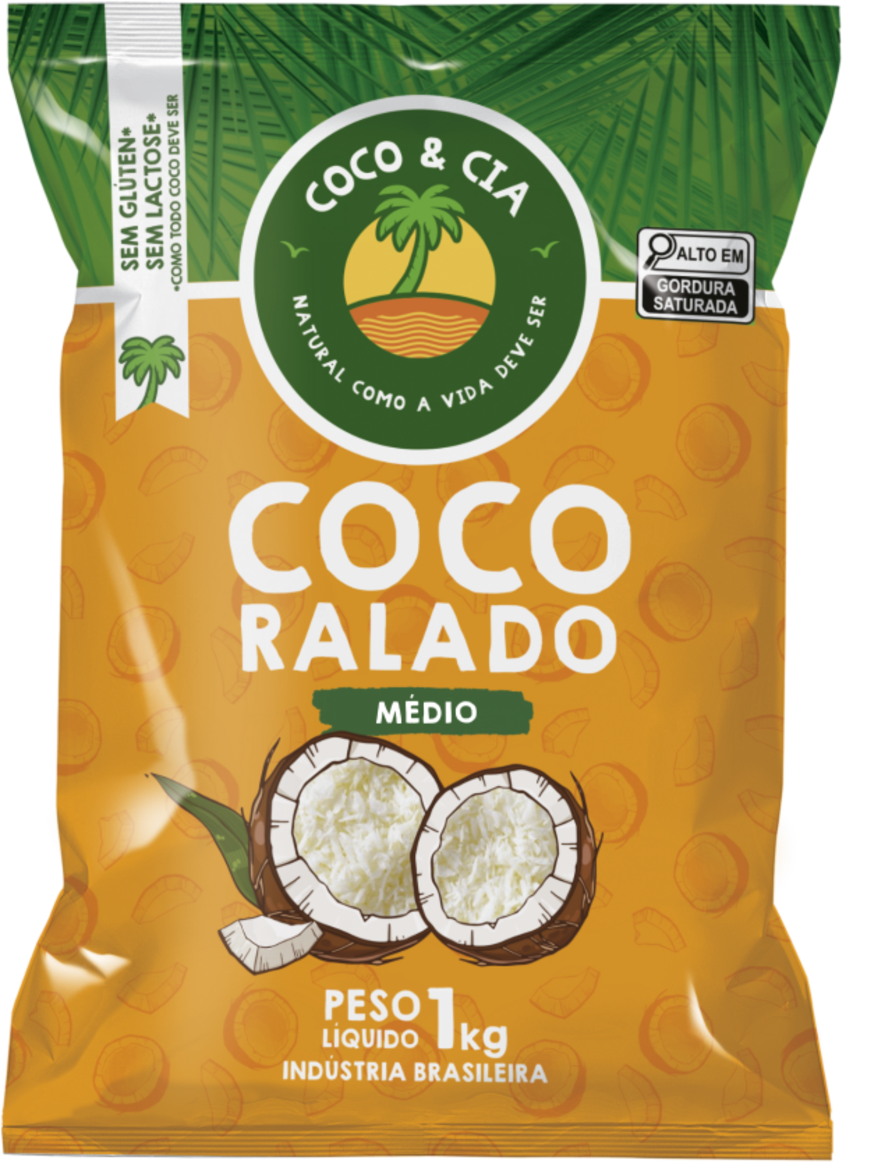 Coco Ralado Médio 1Kg